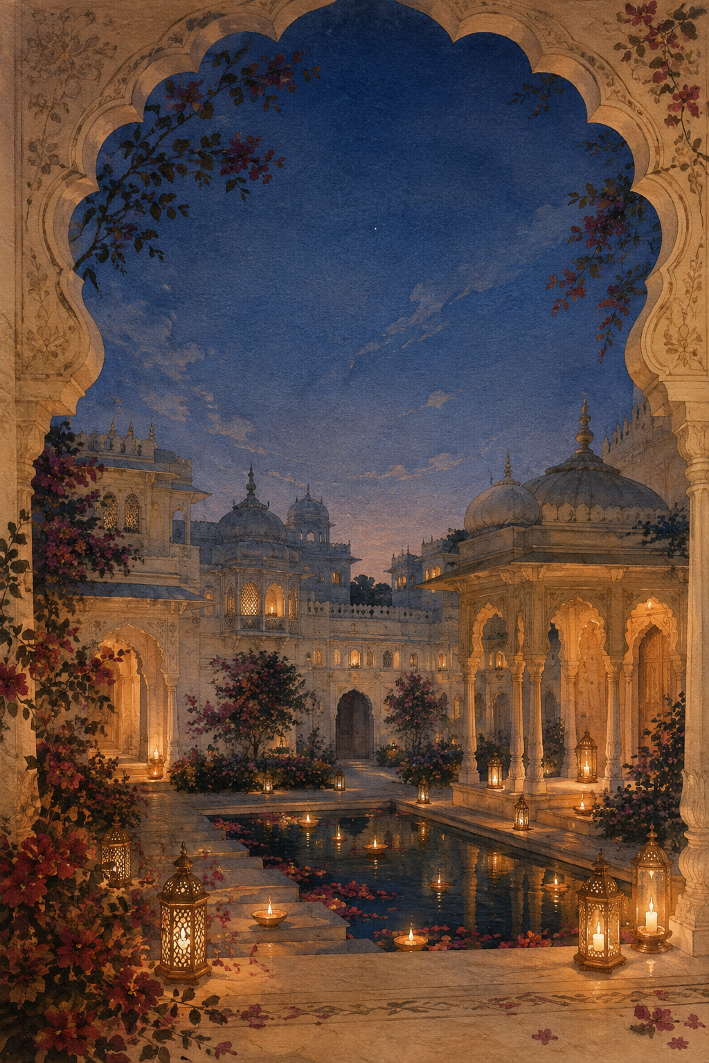 Decorative illustration for Reception